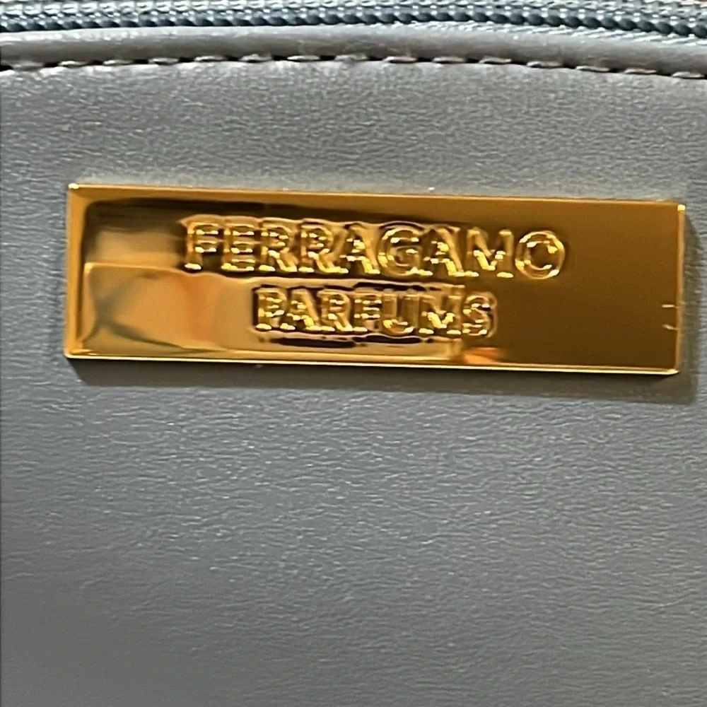 Ferragamo Travel Pouch for Turkish Airlines, Blue